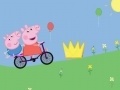 Jeu Peppa Pig on bike
