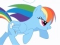 Game Friendship is Magic - Rainbow Dash attack cloud