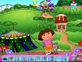 Game Dora at the theme park