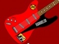 Jeu Red and Black Guitar