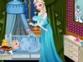 Game Elsa care baby