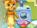 Game Ginger washing clothes