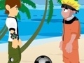 Jeu Naruto and Ben 10 play volleyball
