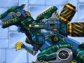 Game Combine! Dino robot. Tyrannosaurus Solider