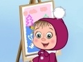 Game Masha and the Bear: Who painted?