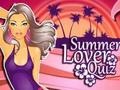 Jeu Summer Lover Quiz