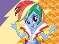 Jeu Equestria Girls: Rainbow Rocks - Rainbow Dash Dress Up
