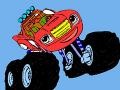 Game Blaze and the monster machines: Coloring