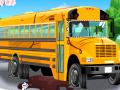 Game School Bus Car Wash