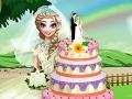 Game Elsa's Wedding Cake Cooking