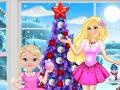 Jeu Princess Barbie and Baby Barbie Christmas Fun