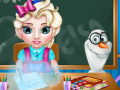 Jeu Baby Elsa School Time