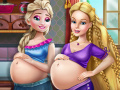 Jeu Elsa and Barbie Pregnant BFFS