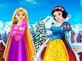 Game Rapunzel And Snow White Winter Dress Up