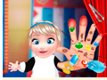 Game Baby Elsa Hand Doctor