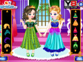Jeu Baby Elsa With Anna Dress Up