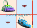 Jeu Guess Disney Cars