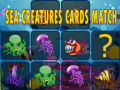 Jeu Sea creatures cards match