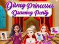 Game Disney Princesses Drawing Party