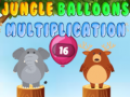 Jeu Jungle balloons multiplication