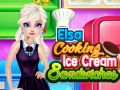 Jeu Elsa Cooking Ice Cream Sandwiches