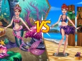Game Mermaid vs Princess Outfit