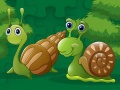 Jeu Cute Snails Jigsaw