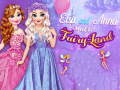 Jeu Elsa and Anna Sent to Fairyland