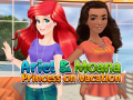 Game Ariel and Moana Princess on Vacation