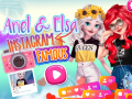 Jeu Ariel and Elsa Instagram Famous