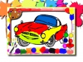 Game Racing Cars Coloring Book