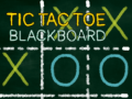 Jeu Tic Tac Toe Blackboard