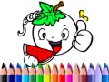 Jeu Back To School: Vegy Coloring Book
