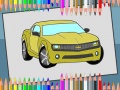 Game American Cars Coloring Book