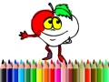 Game Back To School: Fruits Coloring