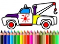 Jeu Back To School: Trucks Coloring