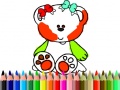 Game Back to School: Sweet Bear Coloring