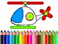 Game Back To School Helicopter Coloring