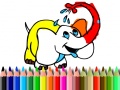 Jeu Back To School: Elephant coloring