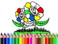 Game Back to School: Flowers Coloring