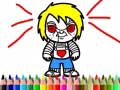 Game Scary Boy Coloring Book