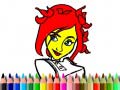 Game Back To School: Cute Girl Coloring