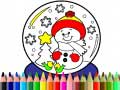 Game Back To School: Christmas Coloring Book