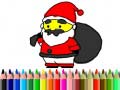 Game Back To School: Santa Claus Coloring