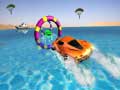 Game Floating Water Surfer Car Driving: Beach Racing