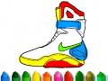 Game Back To School: Shoe Coloring