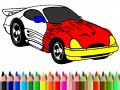 Game Back To School: Muscle Car Coloring