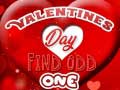 Jeu Valentines Day Find Odd One