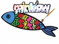 Game Rainbow Fish Coloring