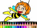 Jeu Back To School Maja the Bee Coloring Book